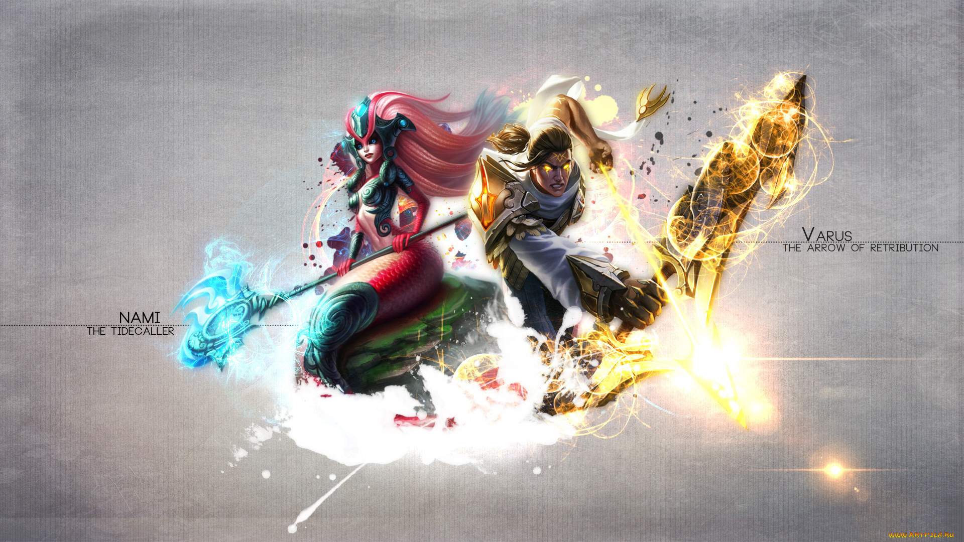  , league of legends, , , , , , nami, varus